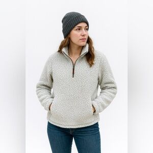 Thread & Supply Wubby Fleece Pullover Cozy Teddy Bear Sherpa Women's Size Large